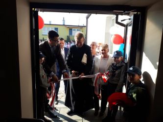 Udział harcerzy w&nbsp;otwarciu Świetlicy w&nbsp;Niszczewach