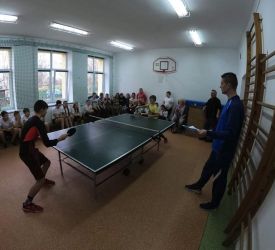 Międzyszkolny Turniej Tenisa Stołowego w&nbsp;naszej szkole