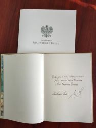Podziękowanie od Pana Prezydenta i&nbsp;jego małżonki